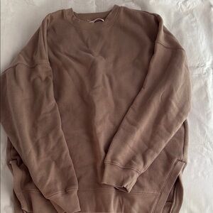 Victoria's Secret Brown Crewneck Sweater Cozy Knit